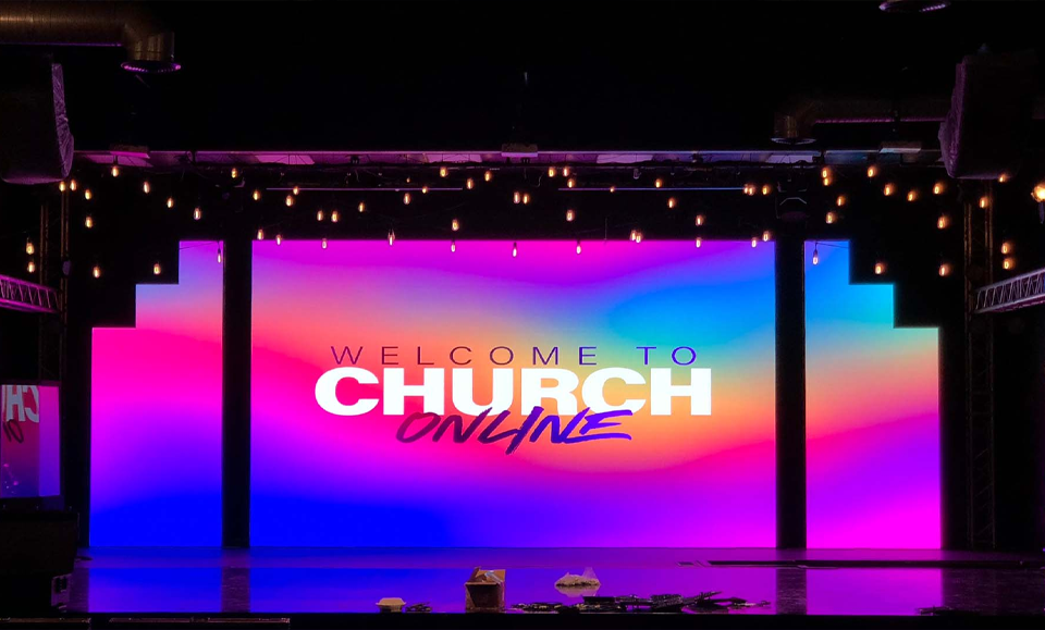 led screens for churches for sale - LEDSINE - Custom Screen Sizes